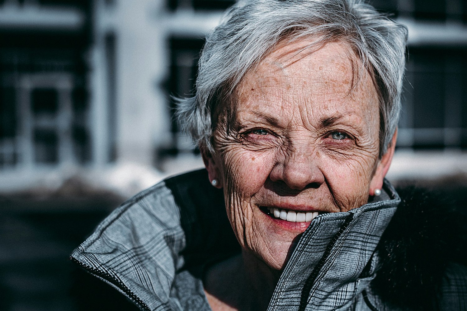 A portrait in warm natural light